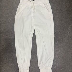 White Women’s Jogger Pants